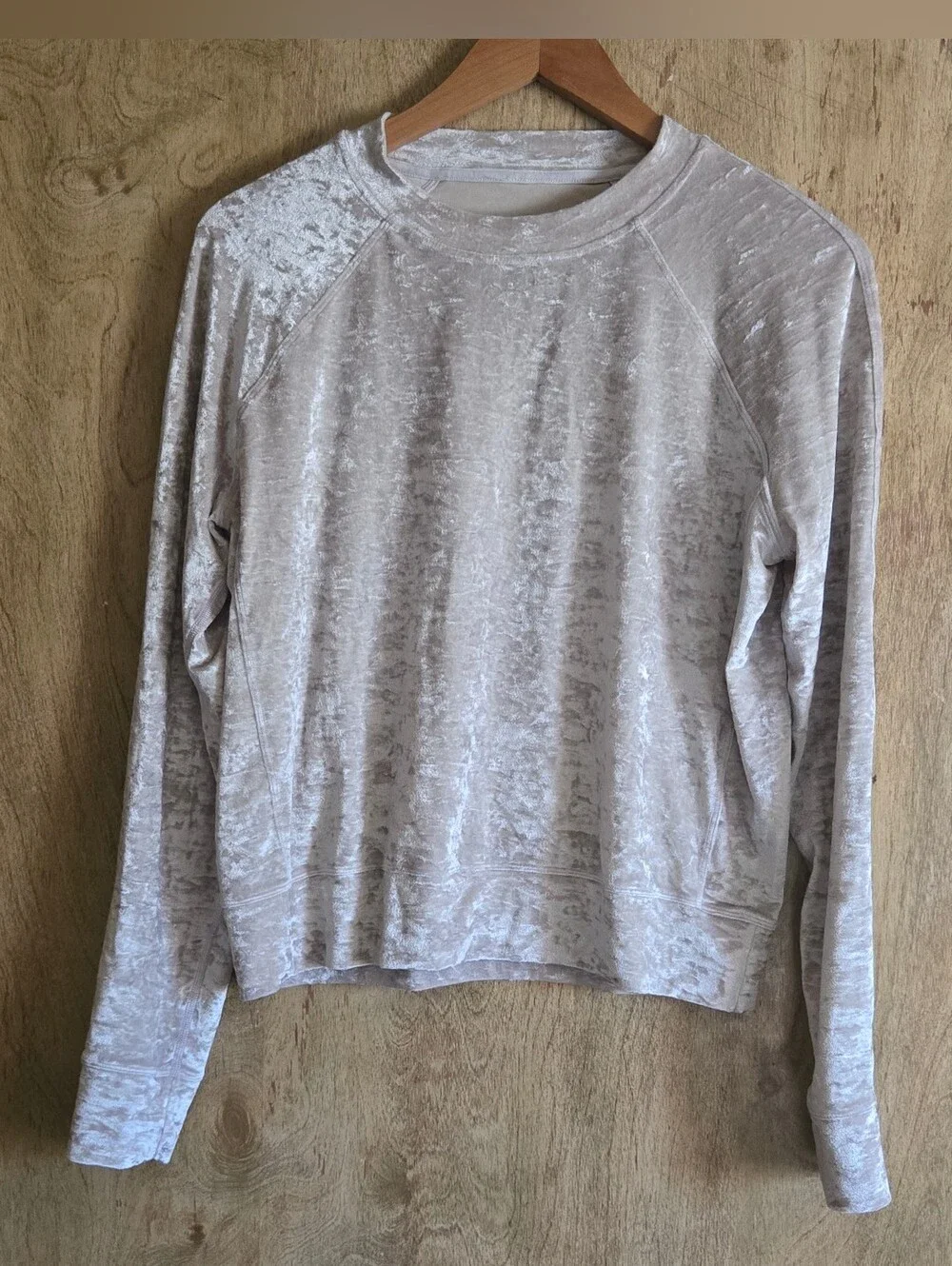 Lululemon Warm Down Crew Long Sleeve Chrome